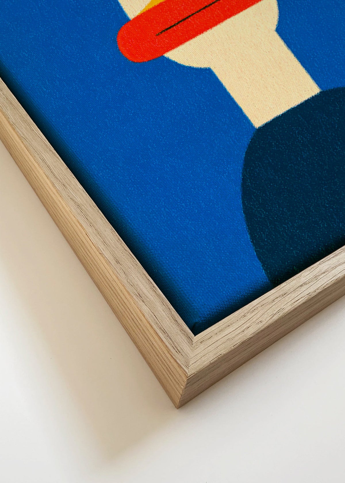 Kunstwerk blaue Ente Illustration