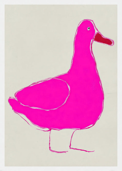 Canard rose illustration