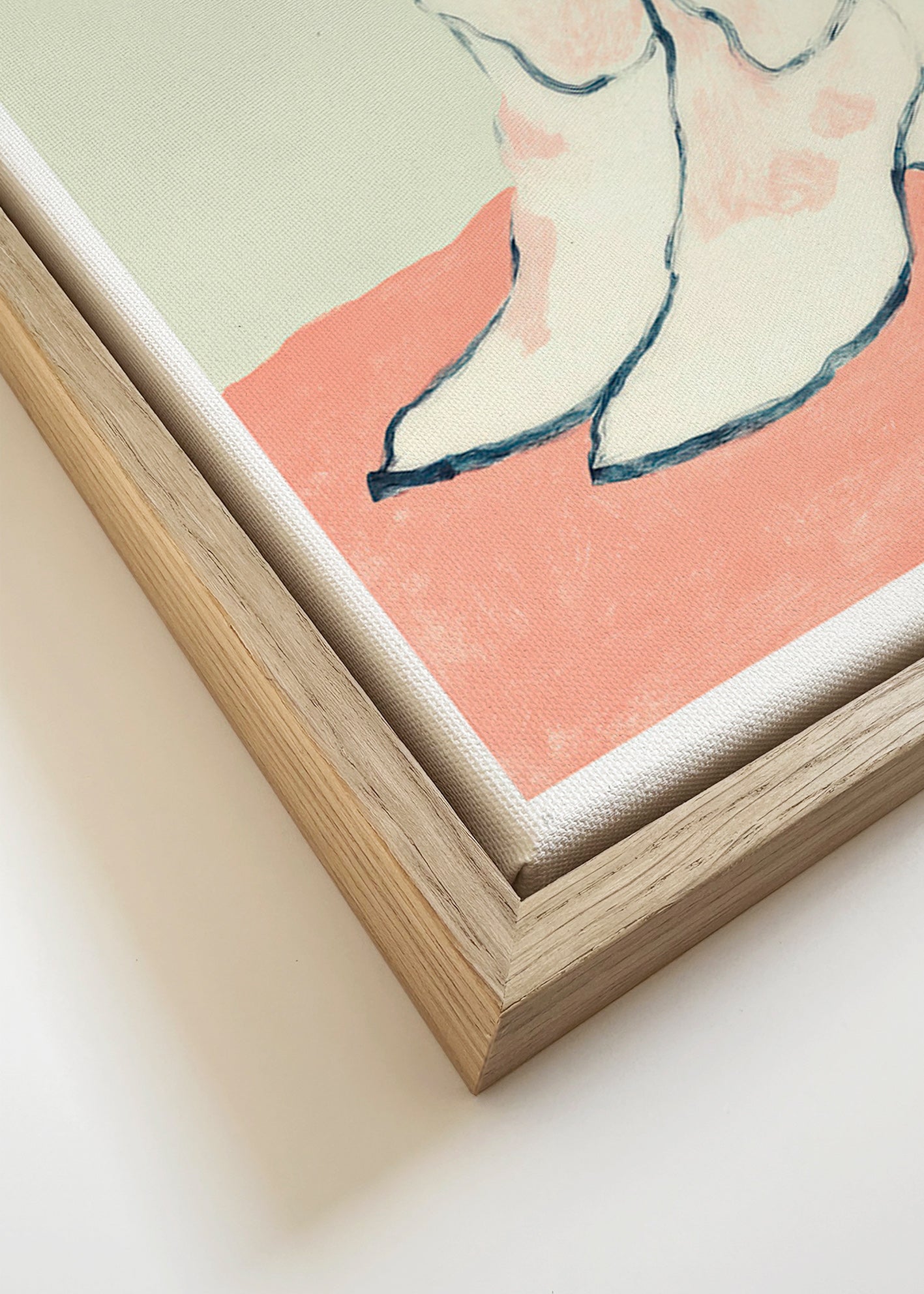 Illustration bottes blanches sur fond pastel