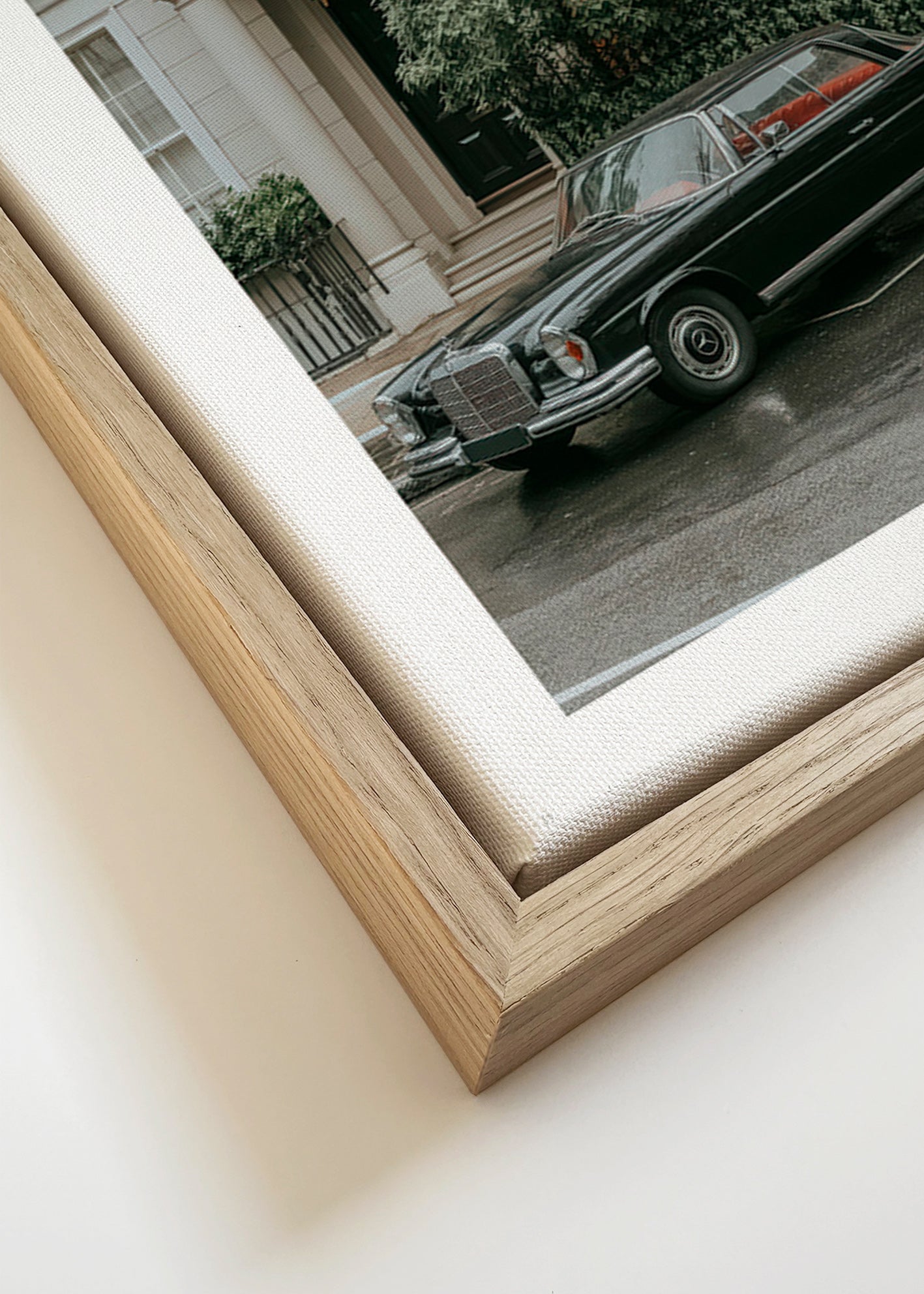 Straßenfotografie mit klassischem Auto