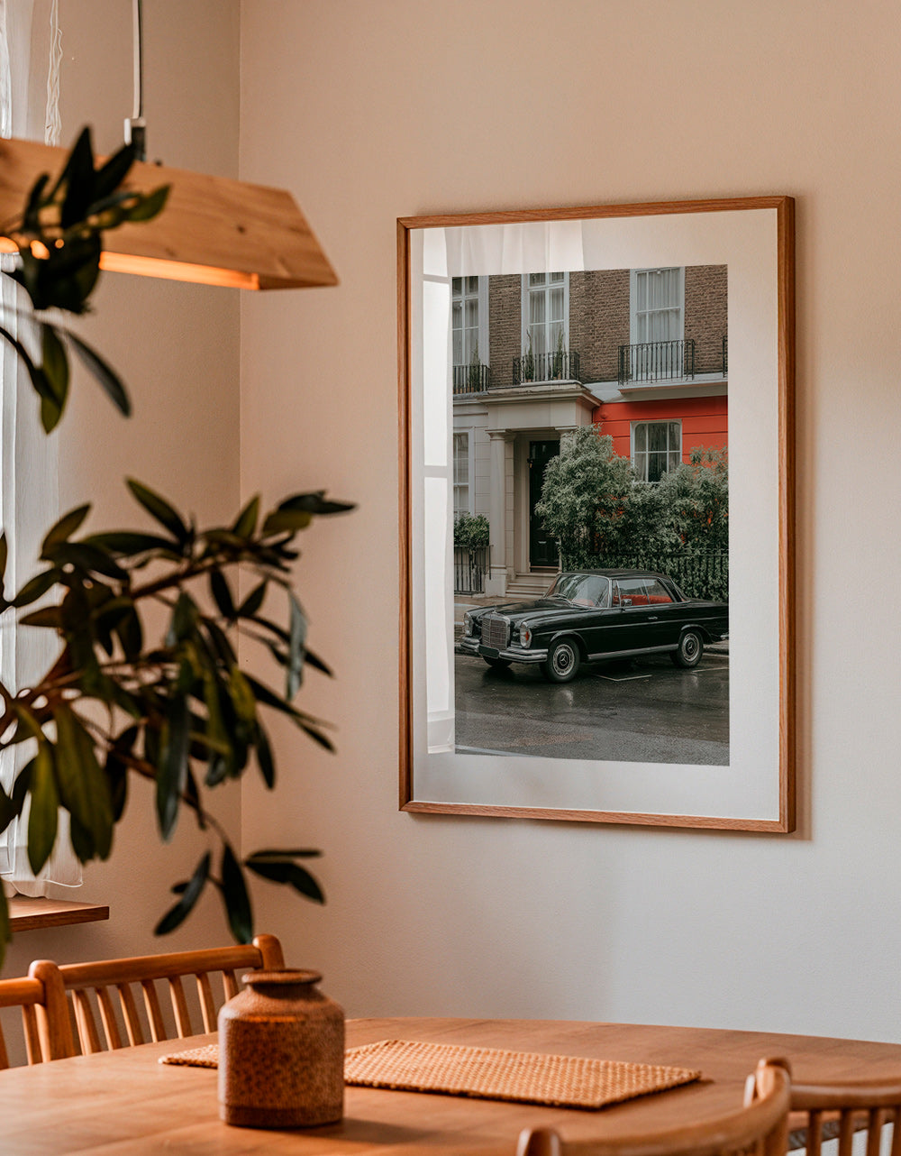 Straßenfotografie mit klassischem Auto