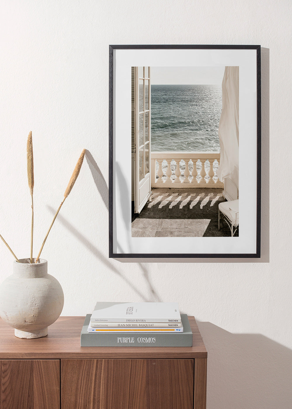 Art de paysage : balcon et vue sur mer