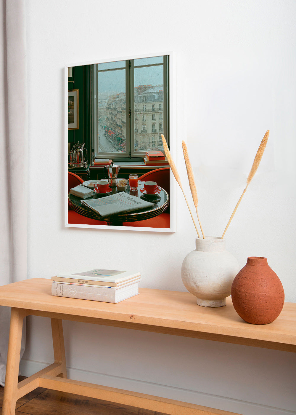 Küchenkunst mit Pariser Fenster und Kaffee