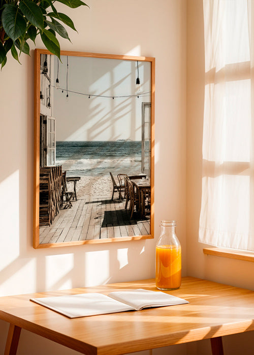 Impression de paysage terrasse ouverte