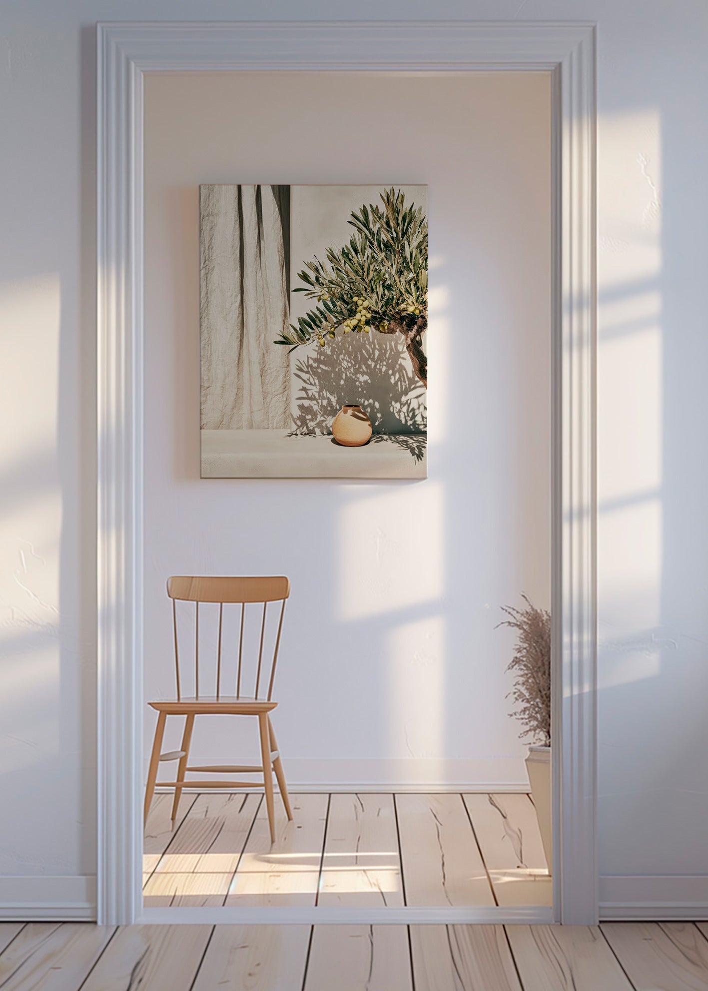 Botanical print olive branch de