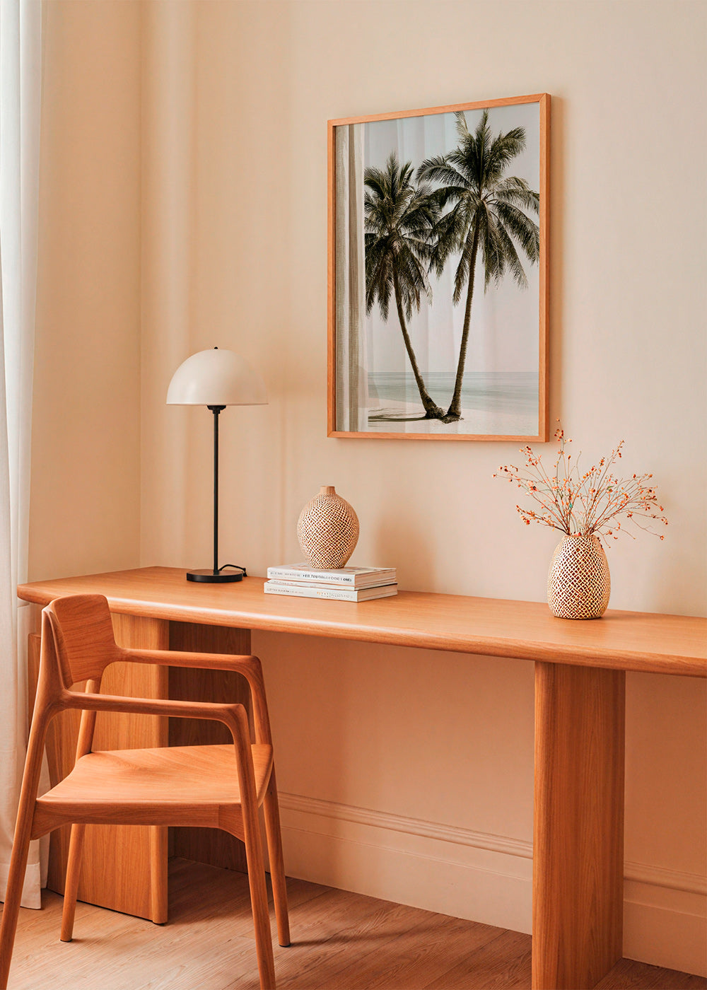 Botanische print twee palmen