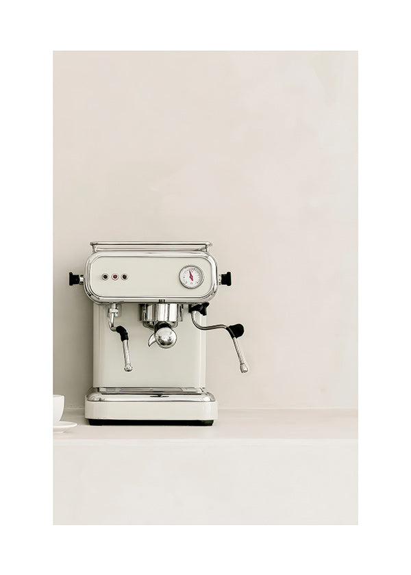 Keuken kunst Espresso machine crème