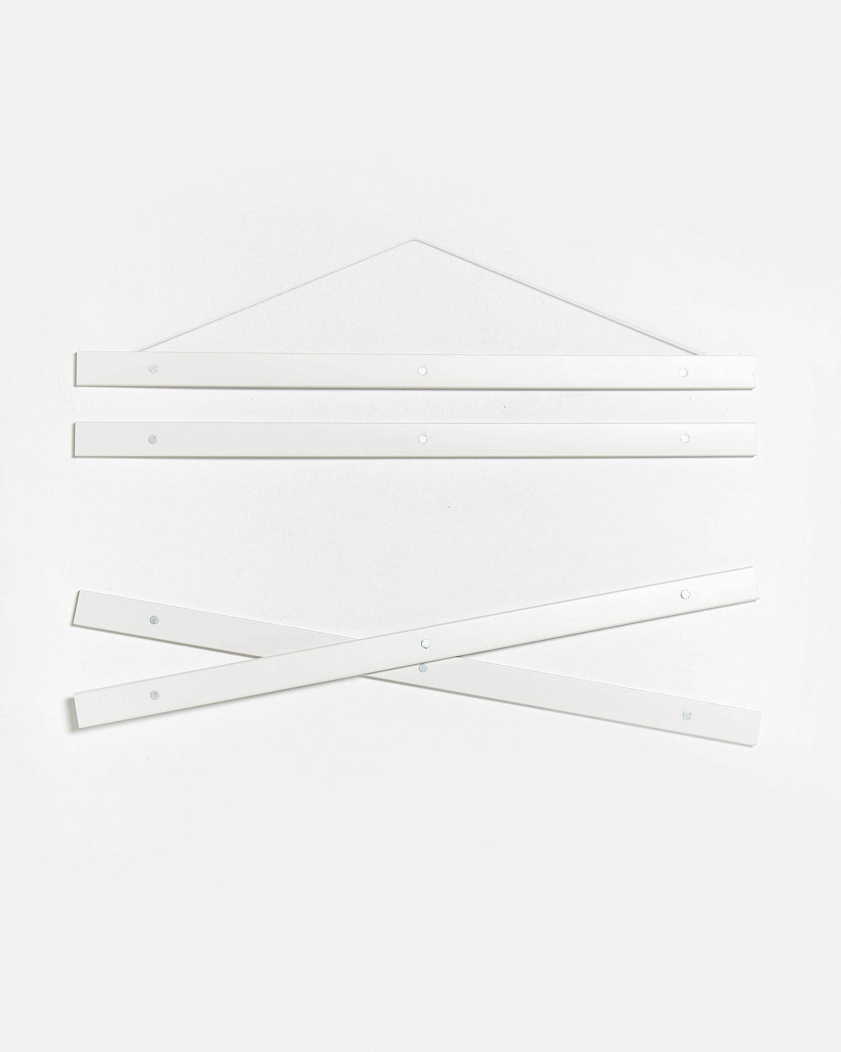 Porte affiche 60cm en bois et blanc