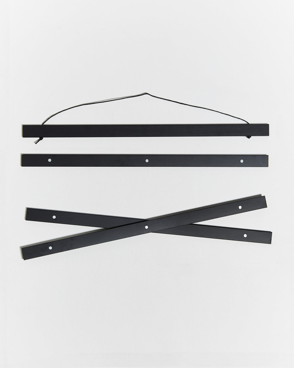 Colgador para póster de 50cm de madera y color negro