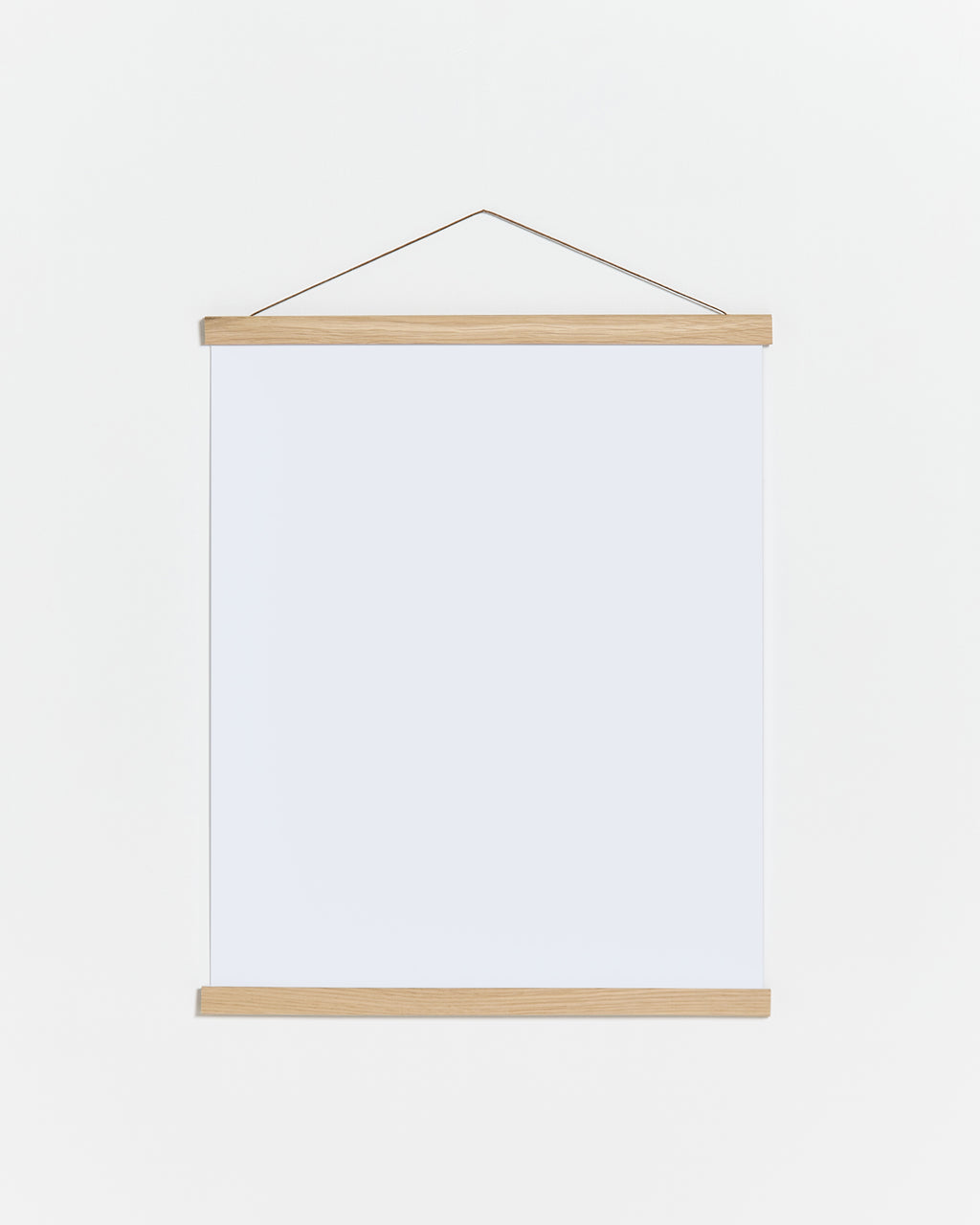 Colgador para póster de 50cm de madera y color roble