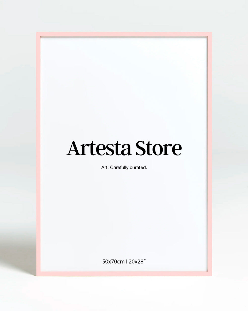 Lijst pastelroze 50x70